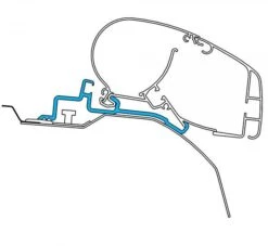 Dometic Perfect Roof 2000/2500 Markisen-Adapter Für Fiat Ducato (H2) Mit Dometic-Oberlicht, 3-teilig