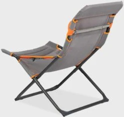 Portal Outdoor Eddy Campingstuhl, Grau/orange -Campingausrüstung 100385 0 2