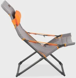 Portal Outdoor Eddy Campingstuhl, Grau/orange -Campingausrüstung 100385 0 5