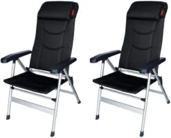 Isabella Thor Campingstuhl Set, Dunkelgrau - Camping Wagner Edition