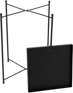 Bo-Camp Bedford Beistelltisch, Schwarz, 30x30cm -Campingausrüstung 101173 0 2
