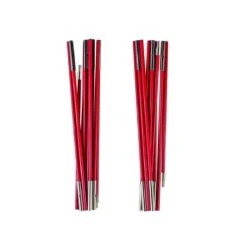 FerrinoX2 FIBERGLASS Gestänge, Ø7,9mm, Komplett Mit Gummischnur, Rot