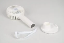 Bo-Camp Portable Fan Handventilator, USB, 1200mAh, Weiß -Campingausrüstung 101591 0 2