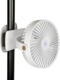 Bo-Camp Deluxe Tischventilator, USB, 1200mAh, Weiß -Campingausrüstung 101618 0 3
