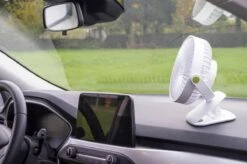 Bo-Camp Deluxe Tischventilator, USB, 1200mAh, Weiß -Campingausrüstung 101618 0 4