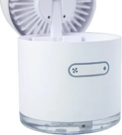 Bo-Camp Fan Tischventilator Mit Luftbefeuchter, USB, 2000mAh, Weiß -Campingausrüstung 101623 0 11