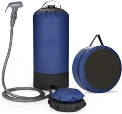 Via Mondo Outdoordusche Mit Fußpumpe