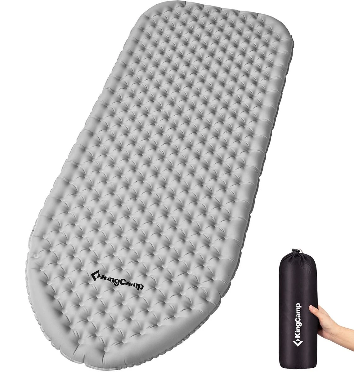 KingCamp Viborg 8.0 Isomatte, 198x75x8cm, Grau 3 KingCamp Viborg 8.0 Isomatte, 198x75x8cm, Grau