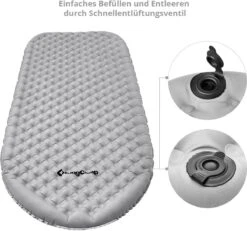 KingCamp Viborg 8.0 Isomatte, 198x75x8cm, Grau 12 KingCamp Viborg 8.0 Isomatte, 198x75x8cm, Grau -Campingausrüstung 105236 0 2