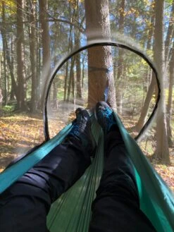 Origin Outdoors Pop Up Moskitonetz Hängematte, Dunkelgrün -Campingausrüstung 105578 0 4