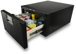 Engel SB30F-N-W Kompressor-Kühlschublade, 12/24V, 30L, Schwarz