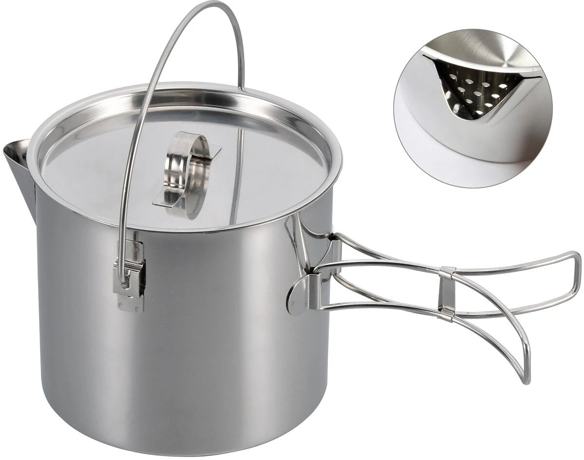 Origin Outdoors Multitopf, 1,4L, Edelstahl 5 Origin Outdoors Multitopf, 1,4L, Edelstahl – Bild 3