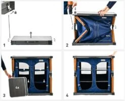 Bel Sol Jutta Faltschrank -Campingausrüstung 10761 4