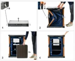 Bel Sol Nancy Faltschrank -Campingausrüstung 10762 4