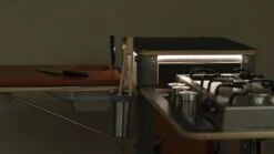 Flix Live Camper Küche, 100x62x42,5cm, Grau -Campingausrüstung 107708 0 8