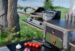 Flix Live Camper Küche, 100x62x42,5cm, Grau -Campingausrüstung 107708 0 9