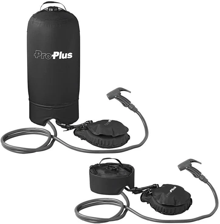 Pro Plus Campingdusche Mit Fußpumpe, 11L, Schwarz 4 Pro Plus Campingdusche Mit Fußpumpe, 11L, Schwarz – Bild 2
