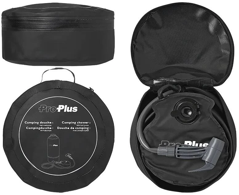 Pro Plus Campingdusche Mit Fußpumpe, 11L, Schwarz 6 Pro Plus Campingdusche Mit Fußpumpe, 11L, Schwarz – Bild 4