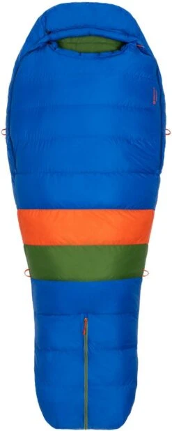 Marmot Sawtooth X-Wide Mumienschlafsack, 215cm, Azurblau