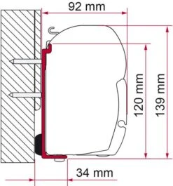 Fiamma F45 Adapter Für Fleurette