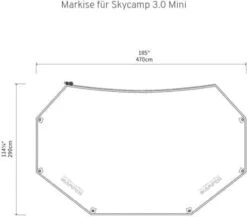 IKamper Markise Für Skycamp 3.0 Mini -Campingausrüstung 112982 0 3