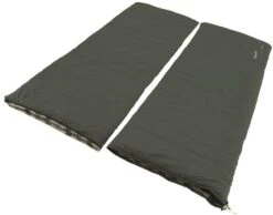 Outwell Camper Lux Double Deckenschlafsack, 235x150cm, Grün -Campingausrüstung 113423 0 2
