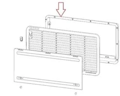 Dometic Rahmen Für Lüftungsgitter LS300
