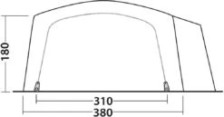 Outwell Montana 6PE Tunnelzelt, 6-Personen, 495x560x220cm, Blau -Campingausrüstung 114604 0 11