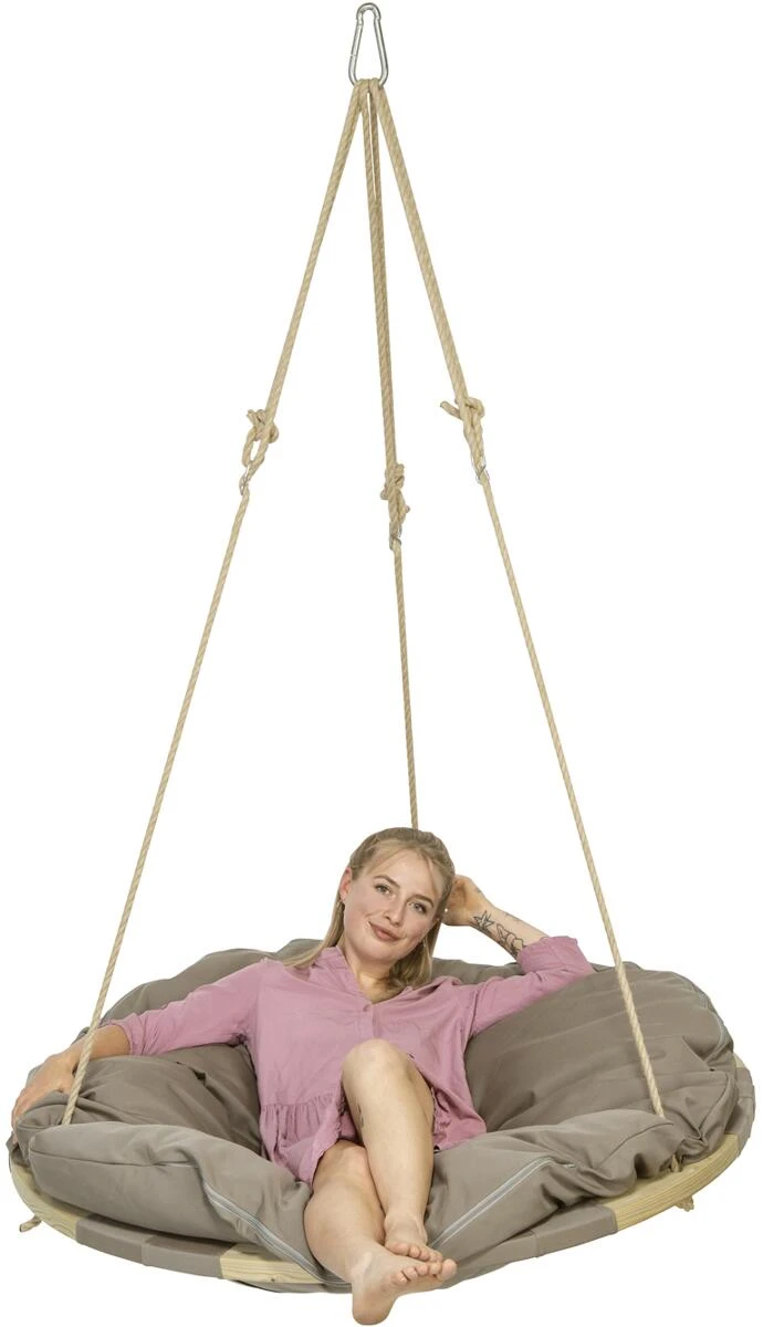Amazonas Swing Nest Hängesessel, Taupe 7 Amazonas Swing Nest Hängesessel, Taupe – Bild 5