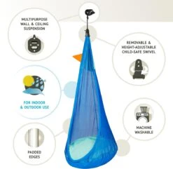 La Siesta Joki Air In-& Outdoor Hängematte, 170x90cm, Moby -Campingausrüstung 114744 0 8