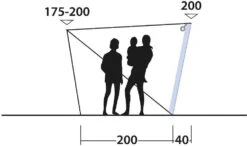 Outwell Touring Shelter Air, 320x240x200cm, Grau -Campingausrüstung 115102 0 6