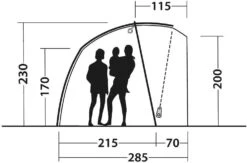 Outwell Woodcrest Busvorzelt, 330x285cm, Grün -Campingausrüstung 115381 0 11