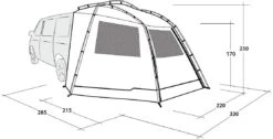 Outwell Woodcrest Busvorzelt, 330x285cm, Grün -Campingausrüstung 115381 0 9