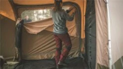 Robens Wolf Moon TC 5XP Tunnelzelt, 5-Personen, 300x545cm, Sandfarben/grün -Campingausrüstung 115472 0 7
