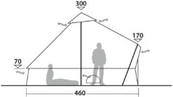Robens Klondike Grande PRS Rundzelt, 10-Personen, 500x460cm, Grün -Campingausrüstung 115473 0 9