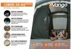 Vango Lismore Air Tunnelzelt, 4-Personen 15 Vango Lismore Air Tunnelzelt, 4-Personen -Campingausrüstung 116870 0 5