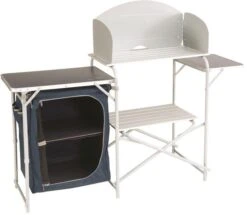 Easy Camp Sarin Küchentisch, 143x48x110,5cm, Stahlblau