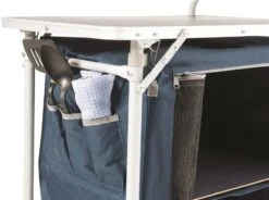 Easy Camp Sarin Küchentisch, 143x48x110,5cm, Stahlblau -Campingausrüstung 117172 0 3