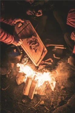 Robens Bighorn Pfanne, 3-Beinig, 48x44x23cm, Schwarz -Campingausrüstung 117350 0 5