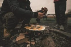 Robens Bighorn Pfanne, 3-Beinig, 48x44x23cm, Schwarz -Campingausrüstung 117350 0 7