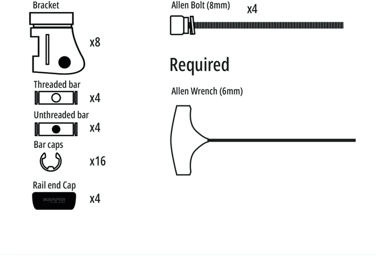 IKamper Querträger Befestigungsset 2.0 7 IKamper Querträger Befestigungsset 2.0 – Bild 5