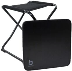 Bo-Camp Hocker Mit Tischplatte, Schwarz -Campingausrüstung 118433 0 2