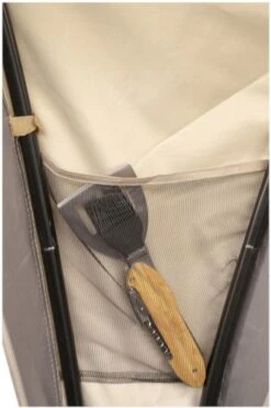 Bo-Camp Party Shelter Pavillon Medium, 370x370x239cm, Beige -Campingausrüstung 118898 0 3