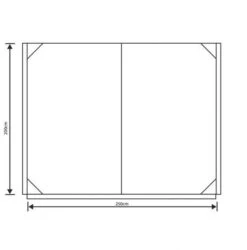 Outdoor Revolution Cayman Sonnendach, 185-220cm -Campingausrüstung 118953 0 1