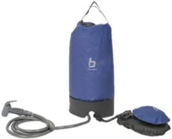 Bo-Camp Campingdusche Mit Fußpumpe, 11l, Blau