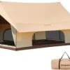 KingCamp Pinehouse ATRIUM 6 Firstzelt, 4 Personen, Beige -Campingausrüstung 120471 0 0