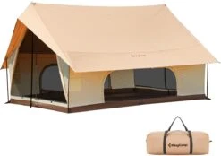 KingCamp Pinehouse ATRIUM 6 Firstzelt, 4 Personen, Beige