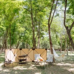 KingCamp Stonehenge Q 500 Camden Windschutz, Beige -Campingausrüstung 120472 0 3