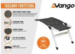 Vango Tuscany Beinauflage, Grau -Campingausrüstung 121576 0 3