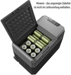 Yolco BCX40 CARBON Kompressor-Kühlbox, 12/24/230V, 40L,carbon-schwarz -Campingausrüstung 123274 0 4